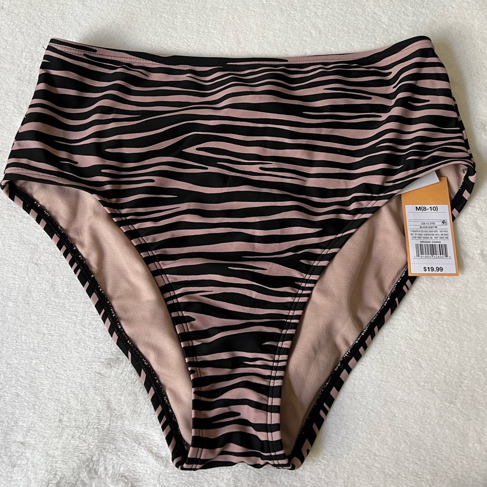 Tiger print Bikini Bottom (Size MEDIUM)